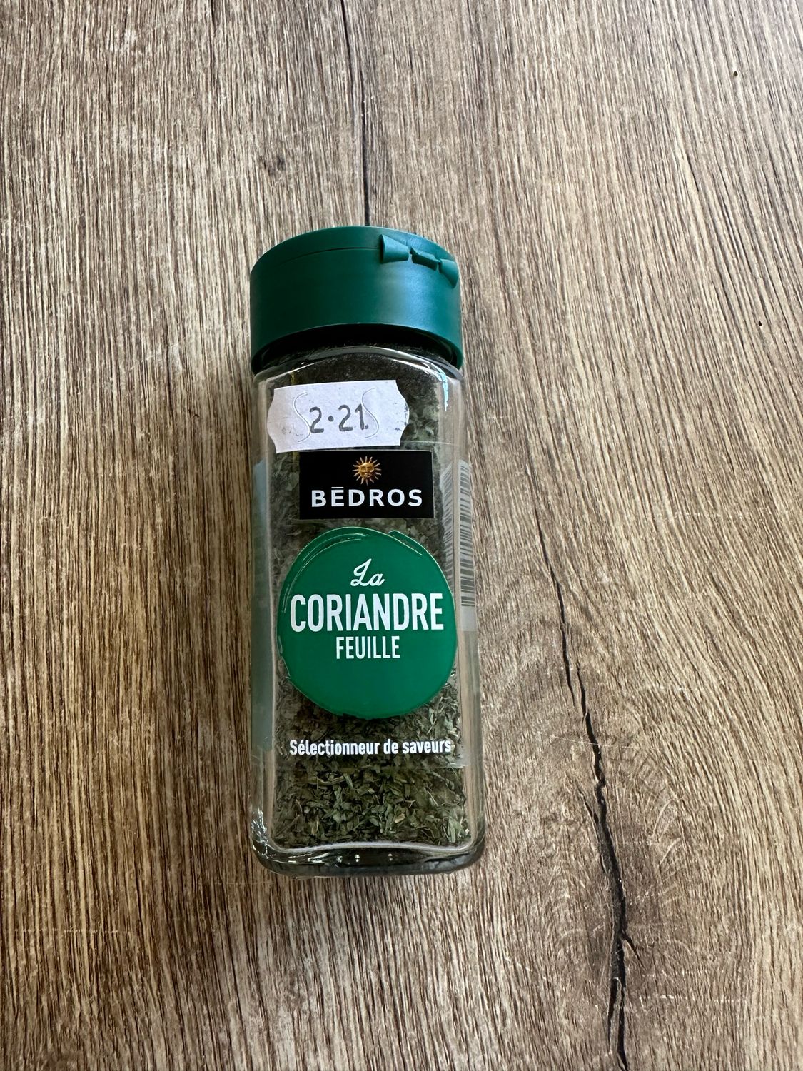 Coriandre en feuille