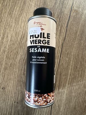 Huile vierge de sesame