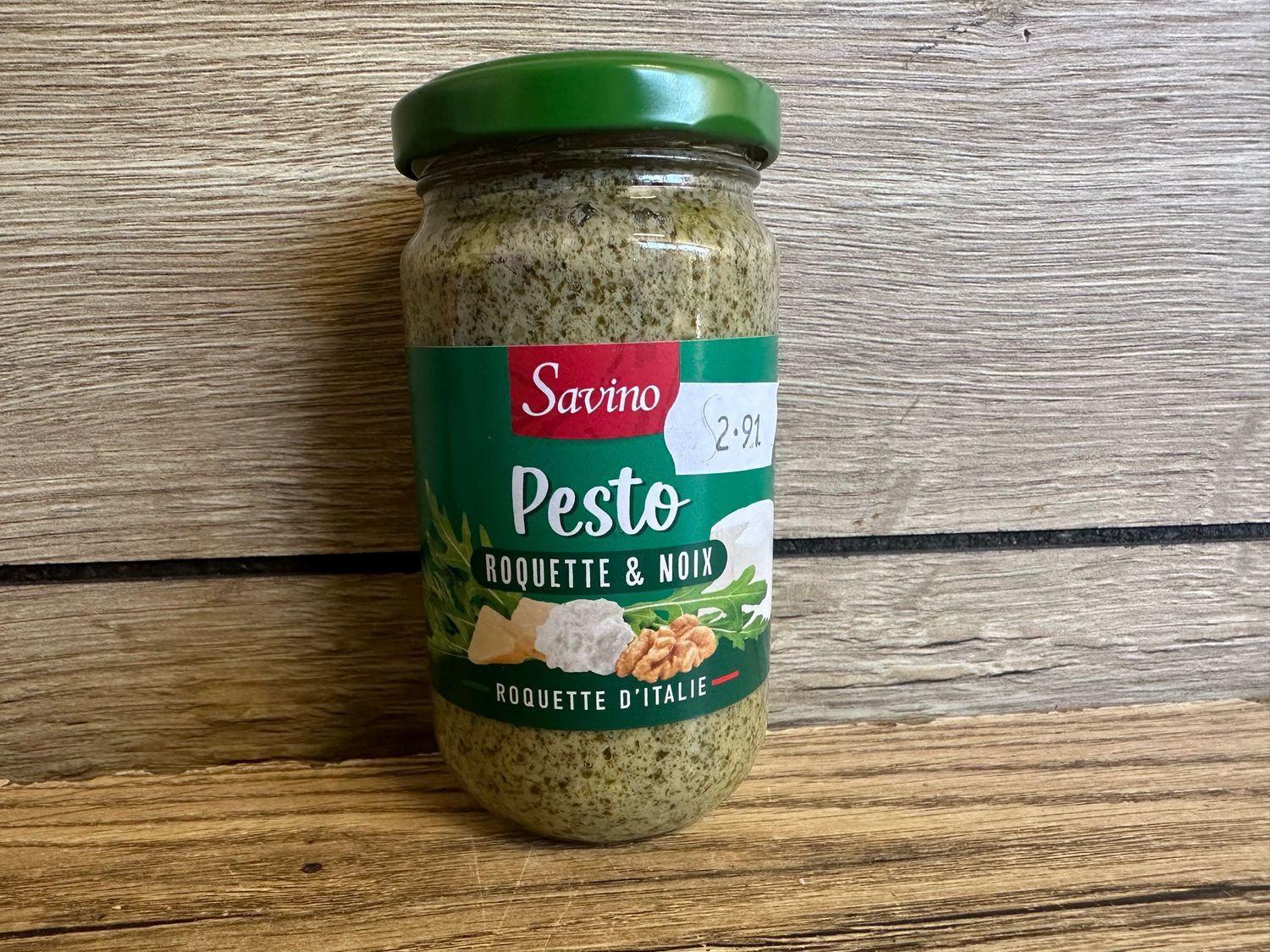 Sauce pesto roquette et noix (190g)