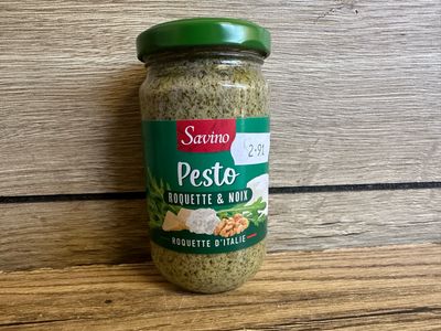 Sauce pesto roquette et noix (190g)