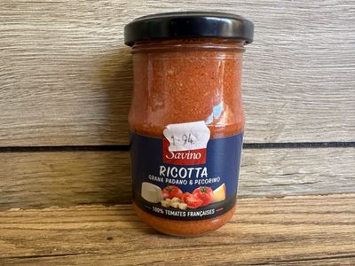Sauce ricotta grana padano et pecorino