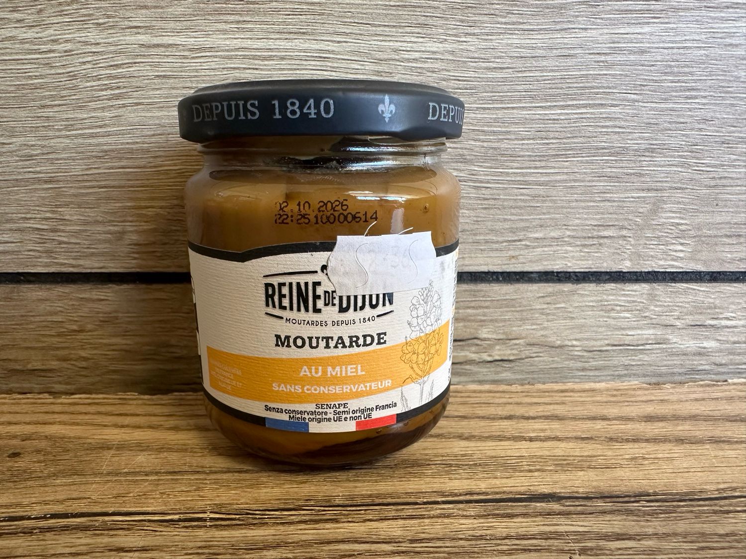 Moutarde au miel sans conservateur