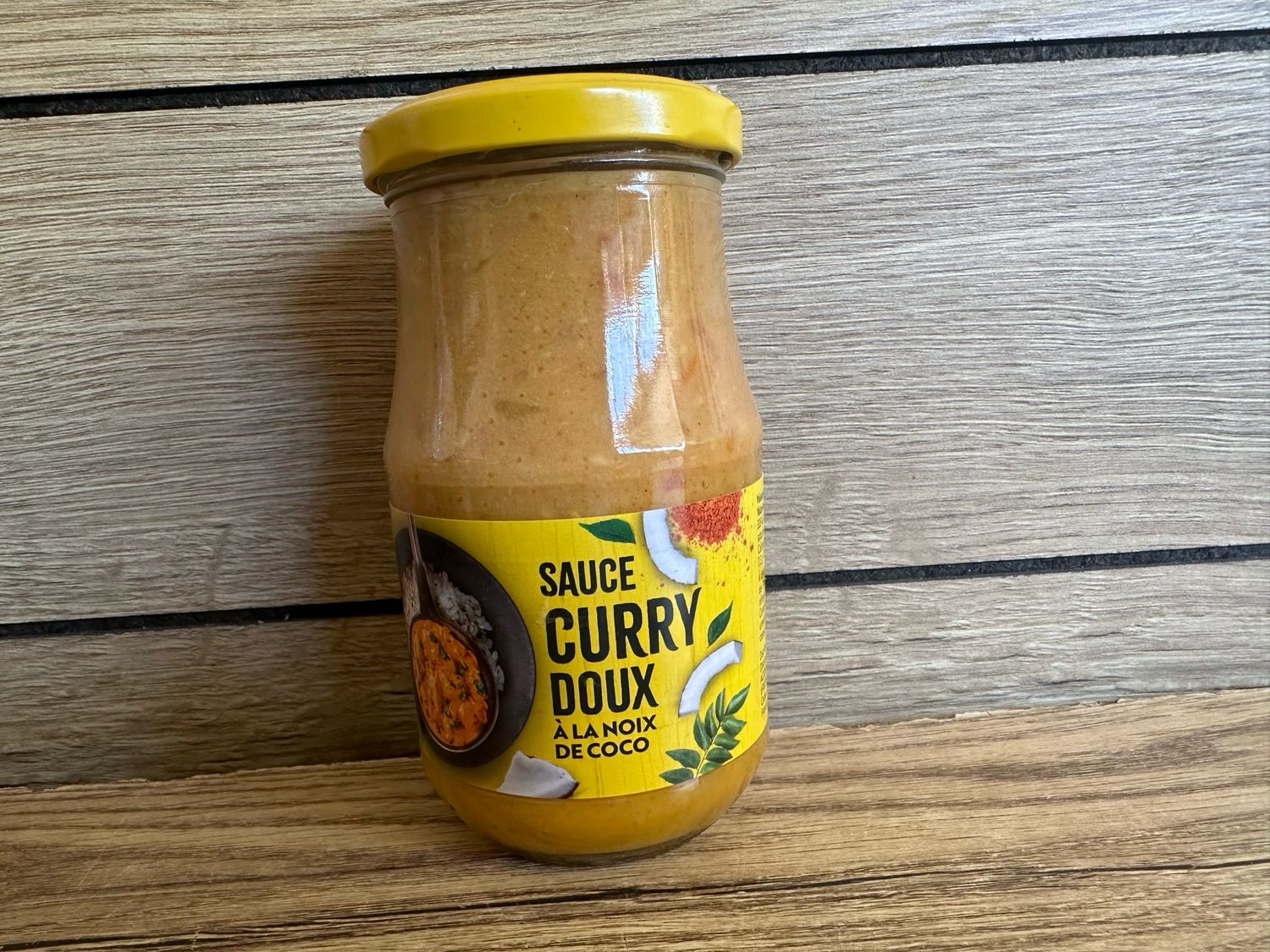 Sauce curry doux à la noix de coco