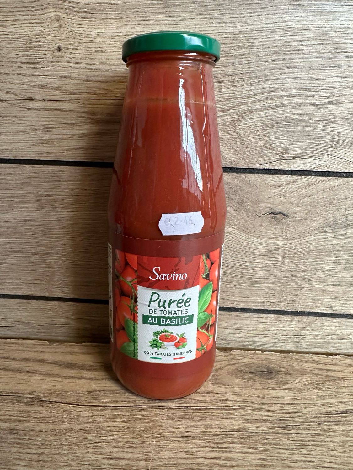 Purée de tomate au basilic(690g)