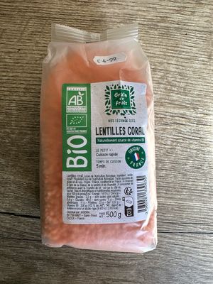 Lentilles corail (500g)