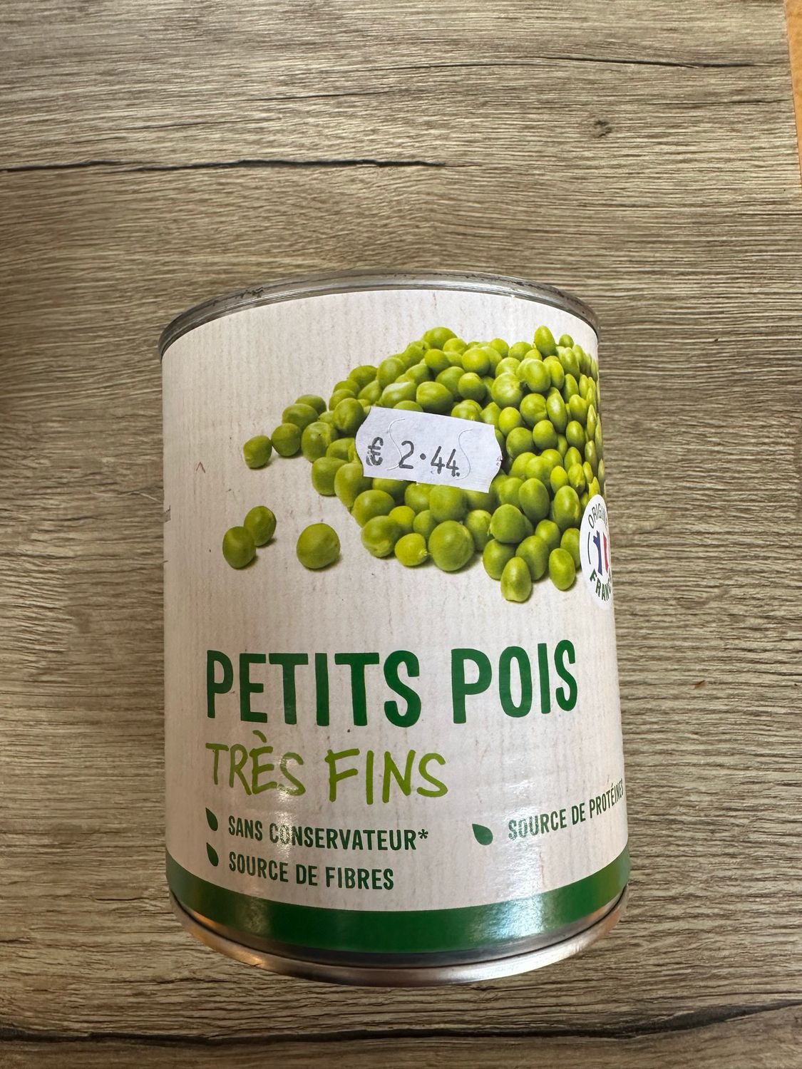 Petit pois très fins