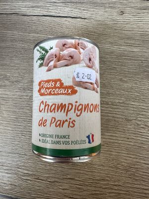 Champignons de Paris (pieds et morceaux)