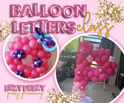 EZPZ Balloon Letters