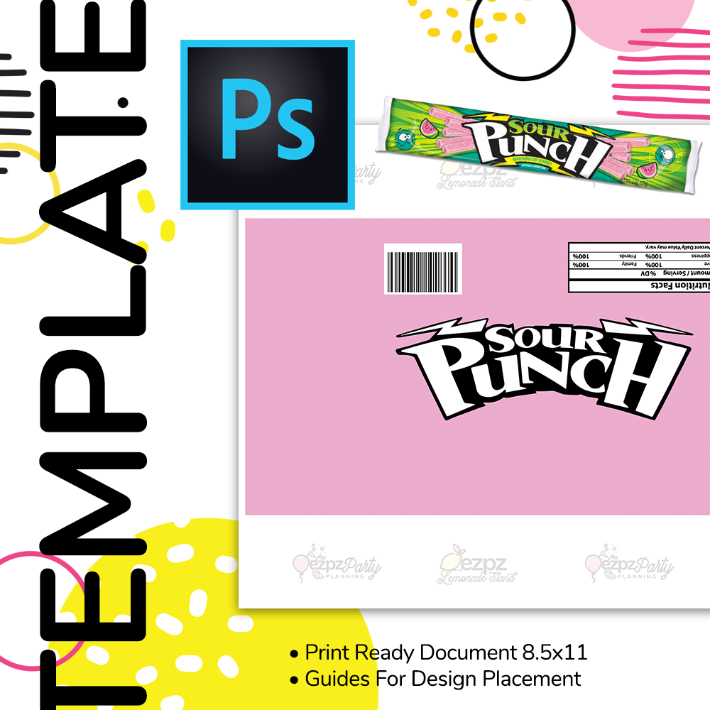 PSD • Sour Punch Straws