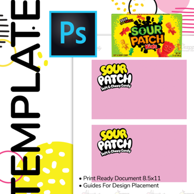 PSD • Sour Patch Box