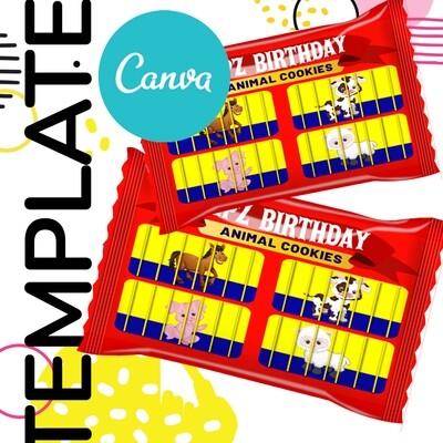 Canva • Animal Cookie Template