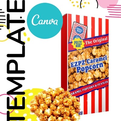 Canva • Caramel Popcorn Template