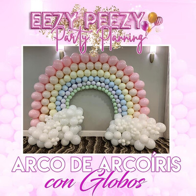 Ezpz arco De Arcoíris Con Globos Ezpz arco De Arcoíris Con Globos