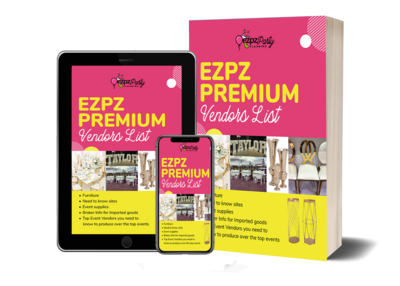 EZPZ Premium Vendors List
