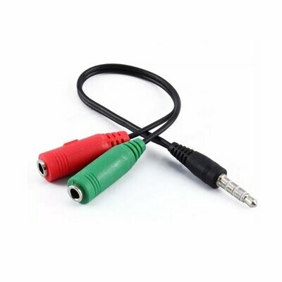 Cable Adaptador 1 Plug 3.5 a 2 Jack 3.5 St PS4 Cable Adaptador 1 Plug 3.5 a 2 Jack 3.5 St PS4
