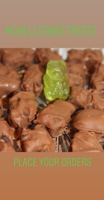 Cheklada Bears Dipped in Chocolate