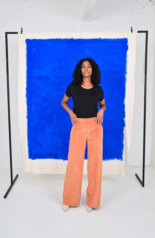 Lisa Trouser - Orange Corduroy