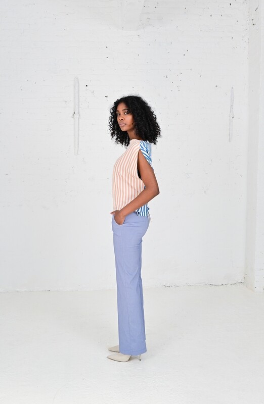 FAM Lee Blouse Tencel Stripes