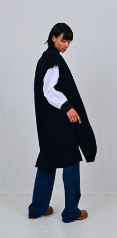 Ivy Cardigan - blue knit