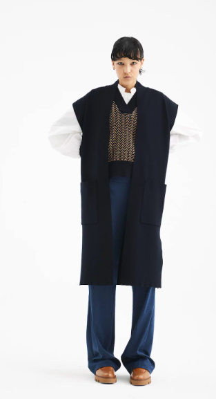 Ivy Cardigan - blue knit