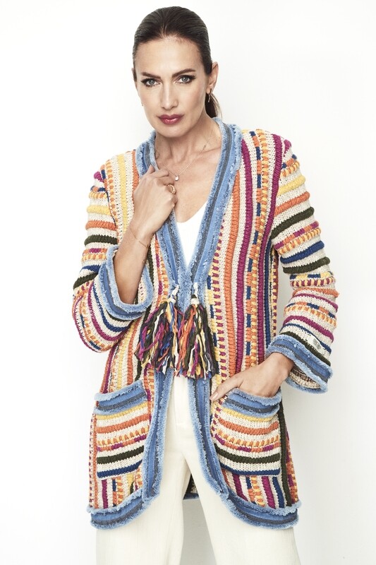 Knitten Linen Blend Cardigan Portofino