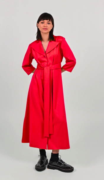 CHLOE DRESS TANGERINE
