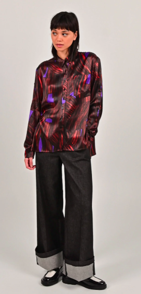 DELLA BOUSE - ECO PRINT PURPLE