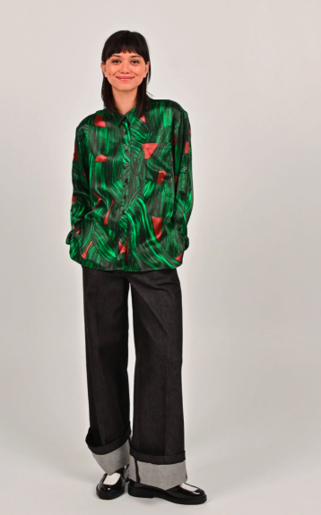 DELLA BOUSE - ECO PRINT GREEN
