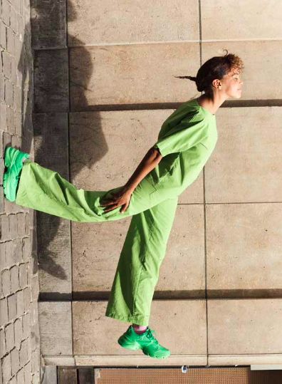 FAM- Lisa Trousers  - Fresh Green