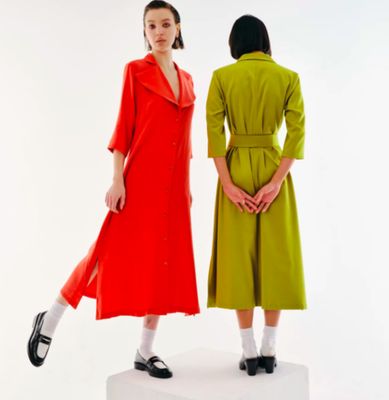 CHLOE DRESS TANGERINE