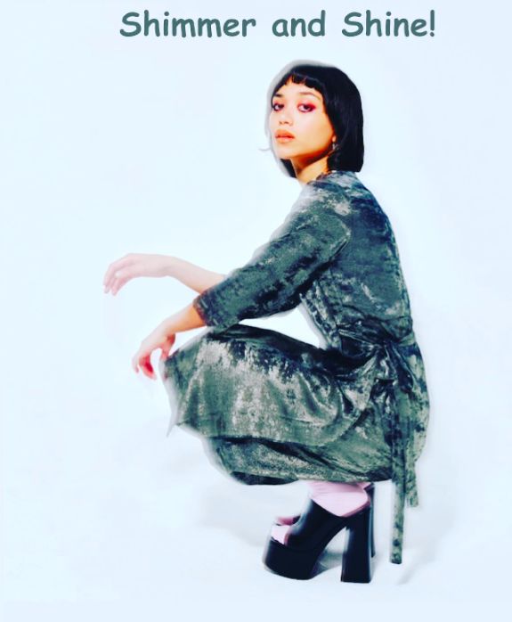 FAM SANA DRESS - SOFT GREEN