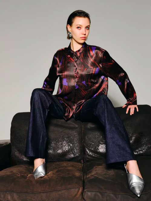 DELLA BOUSE - ECO PRINT PURPLE