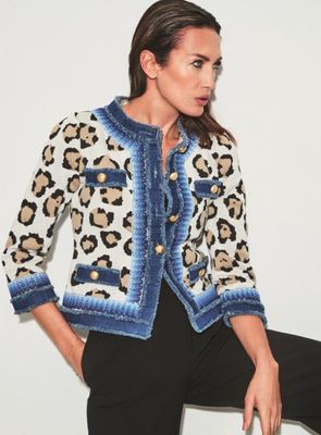 Cotton Blend tweed Jacket Nicola