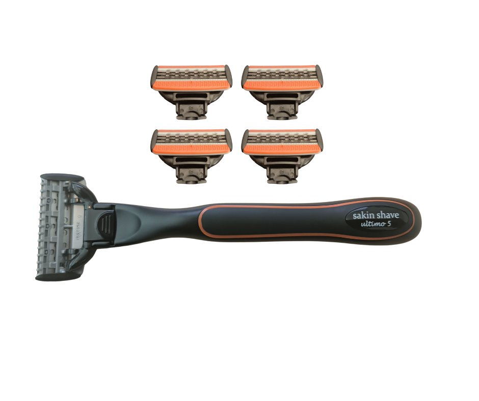 Sakin Shave Ultimo 5 Sakin Shave Ultimo 5 "Black Edition" + 4 Rasierklingen geschenkt