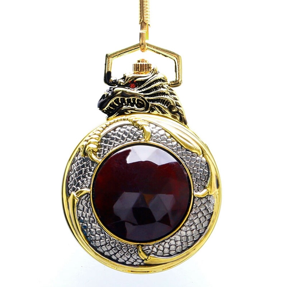 Golden Dragon Pocket Watch