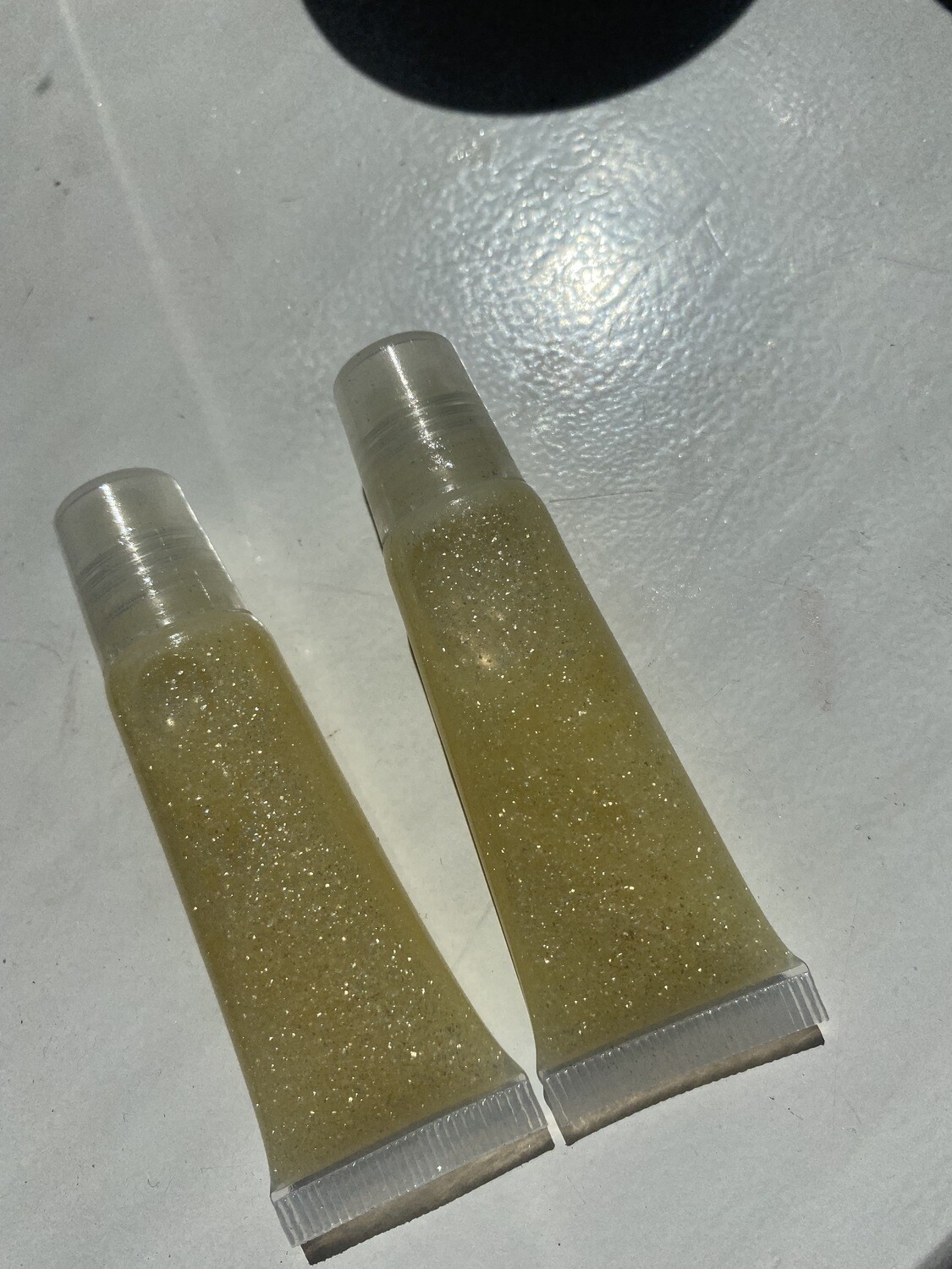 golden glitter gloss- VANILLA 