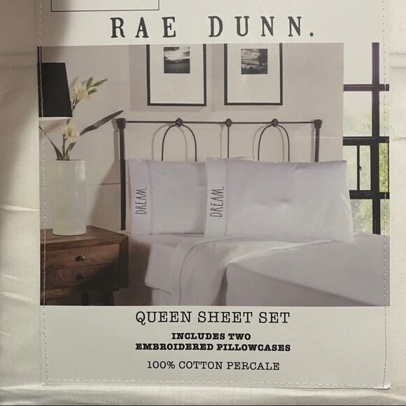 Rae Dunn "Dream" Queen Size Sheet Set