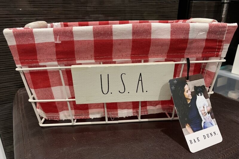Rae Dunn USA Wire Basket