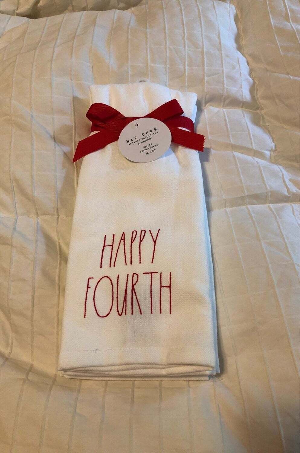 Rae Dunn Set of 2 Kitchen Towels