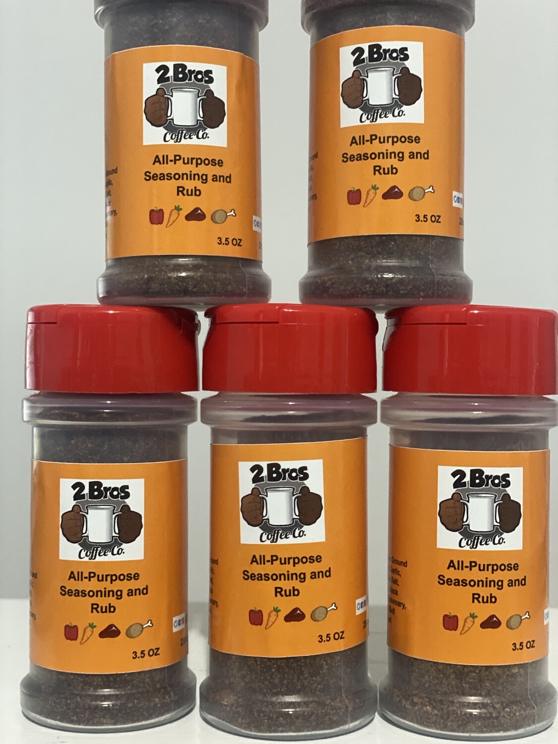 2Bros All Purpose Coffee Based Seasoning