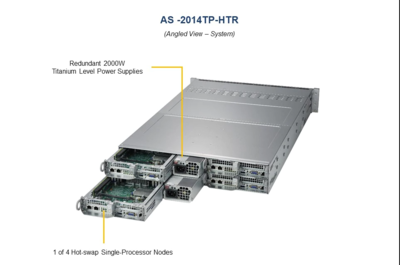 4-Node System 1x AMD 
________________________ 
SUPERMICRO SuperServer