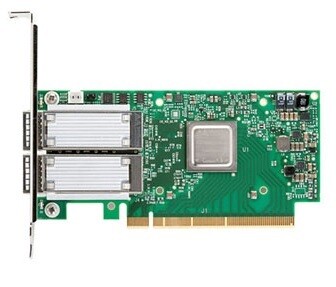 NVIDIA Mellanox
ConnectX-5 VPI Original-Adapter, EDR IB (100Gb/s) and 100GbE, dual-port QSFP28, PCIe 3.0 x16, 
4 Jahre Garantie, sofort lieferbar