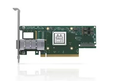 NVIDIA Mellanox
ConnectX-6 VPI Original-Adapter, HDR IB (200Gb/s) and 200GbE, single-port QS FP56, PCIe 4.0 x16, 
4 Jahre Garantie, sofort lieferbar