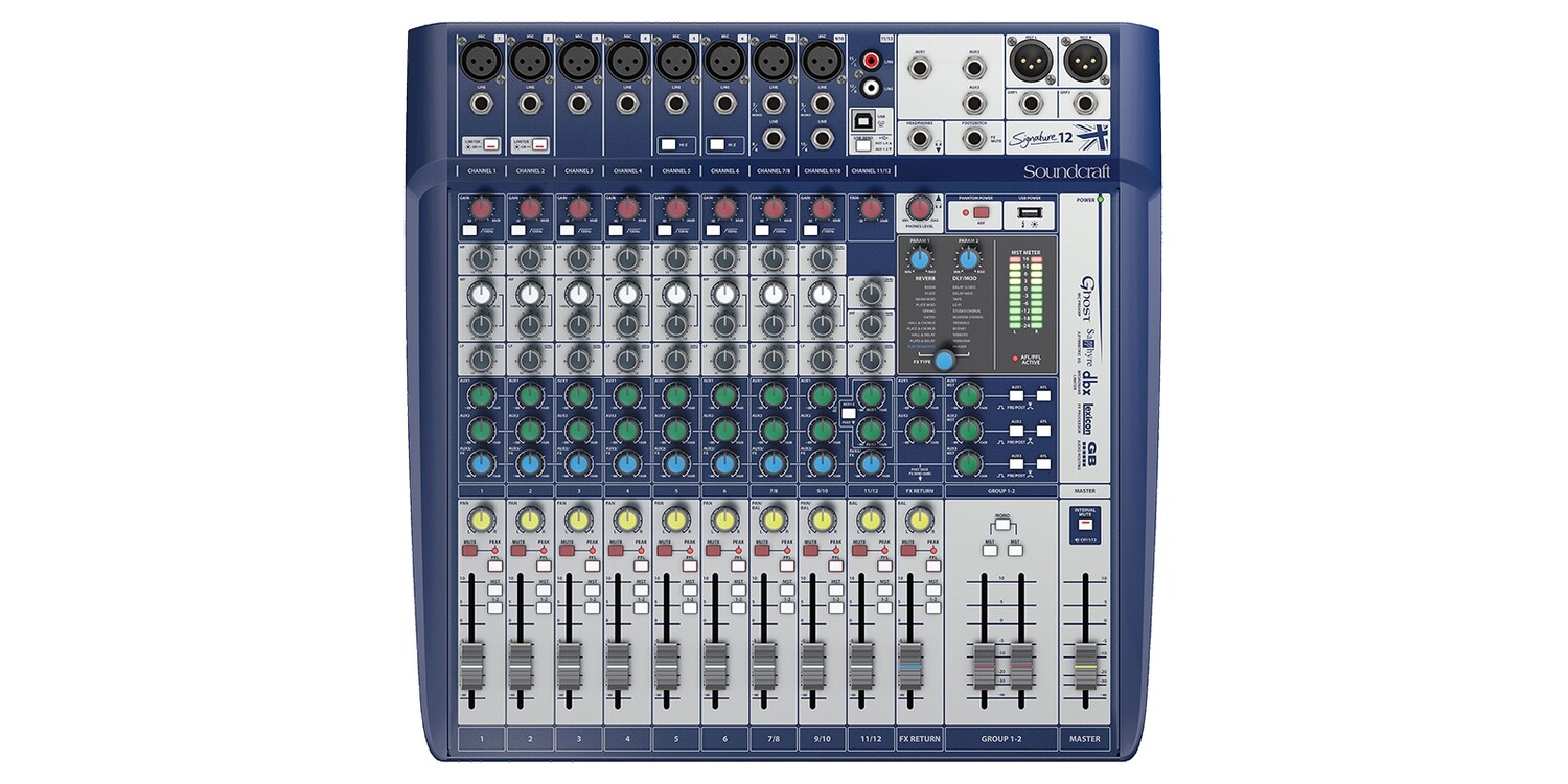 Console de mixage Soundcraft Signature 12