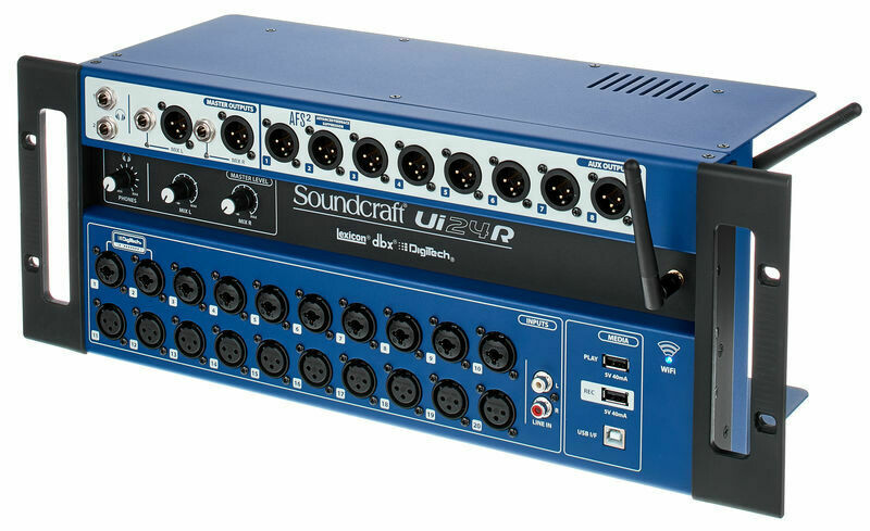Console, boîtier de scène Soundcraft UI24R