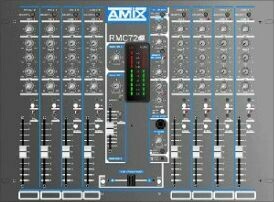 Table de mixage Amix RMC 72P