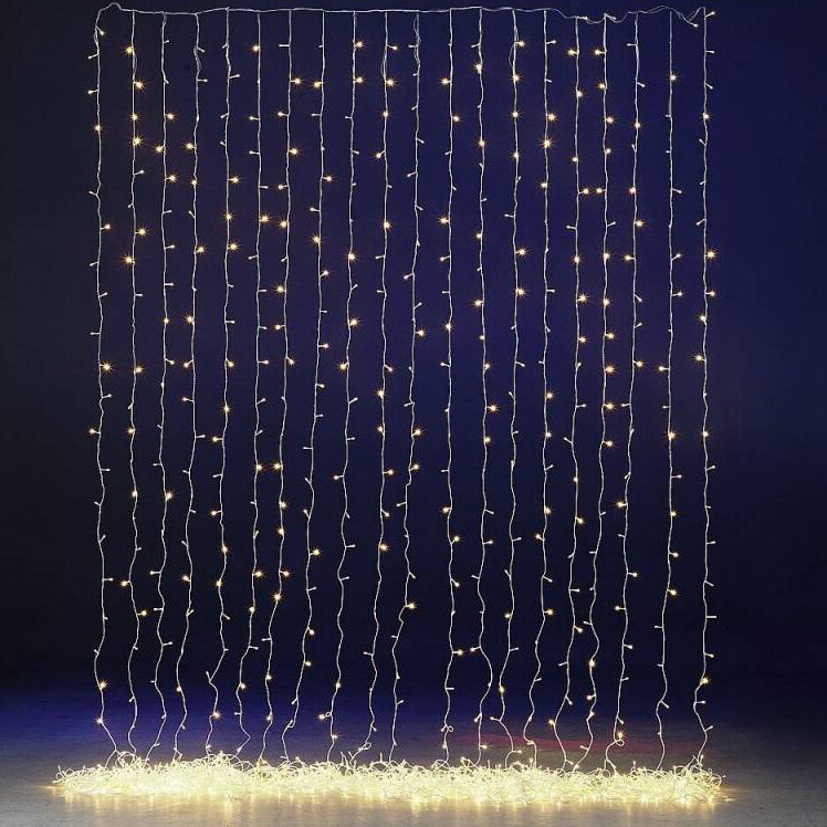 Rideau de guirlande LED 10mm