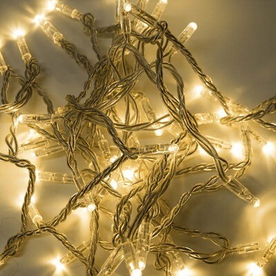 Guirlande LED 10mm blanc chaud (au mètre)