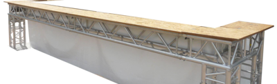 Bar en structure aluminium de 16m