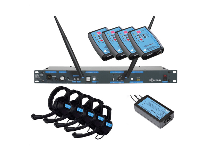 Système intercom HF Altair WBS 202 HD - 4 postes